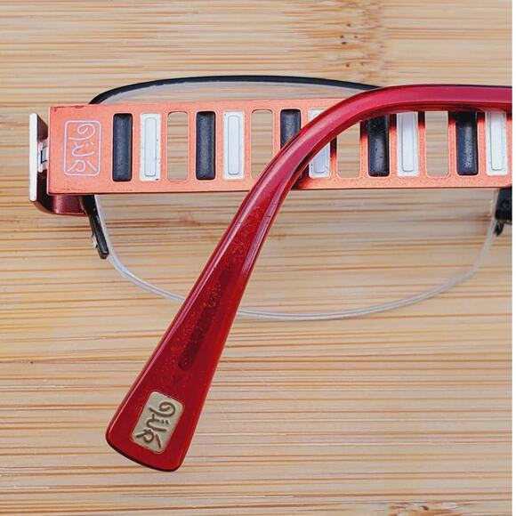 Charmant Nodoka Eyeglasses Rectangular Half Frame ND10182 BK 52 17 140 - Picture 5 of 8